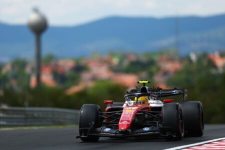 Hamilton leads Ferrari 1-2 in FP2, Colapinto crashes for Alpine