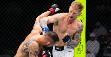 UFC Abu Dhabi video: Sam Patterson scores brutal knockout of longtime veteran