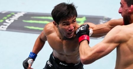 UFC Abu Dhabi video: Ramazan Temirov runs through Steve Erceg with face-plant knockout