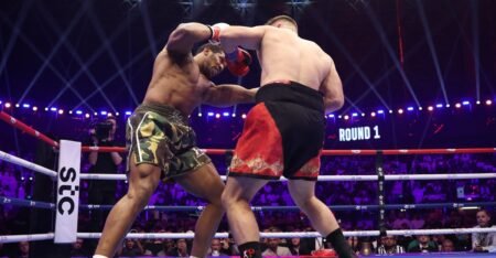 Anthony Joshua vs. Kristian Prenga full fight video highlights