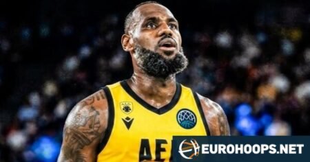 BCL: Ο ΛεΜπρόν με φανέλα της ΑΕΚ!