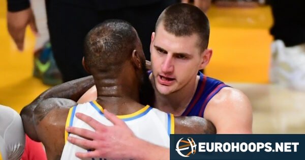 Denver Nuggets make contact with LeBron James