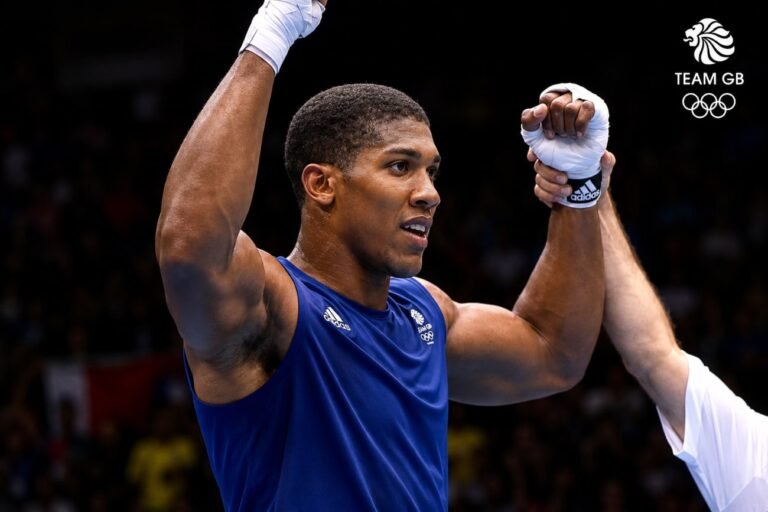 Eddie Hearn praises Anthony Joshua’s Olympic gold but leaves out controversial London 2012 final