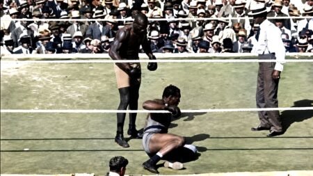 Jack Johnson Defeated James J. Jeffries In Boxing’s Fight Of The Century On July 4, 1910