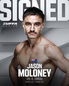 Former world champion Jason Moloney signs with Zuffa Boxing