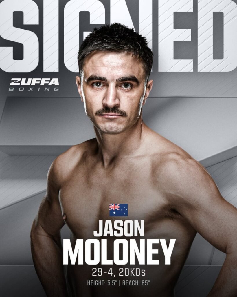 Former world champion Jason Moloney signs with Zuffa Boxing