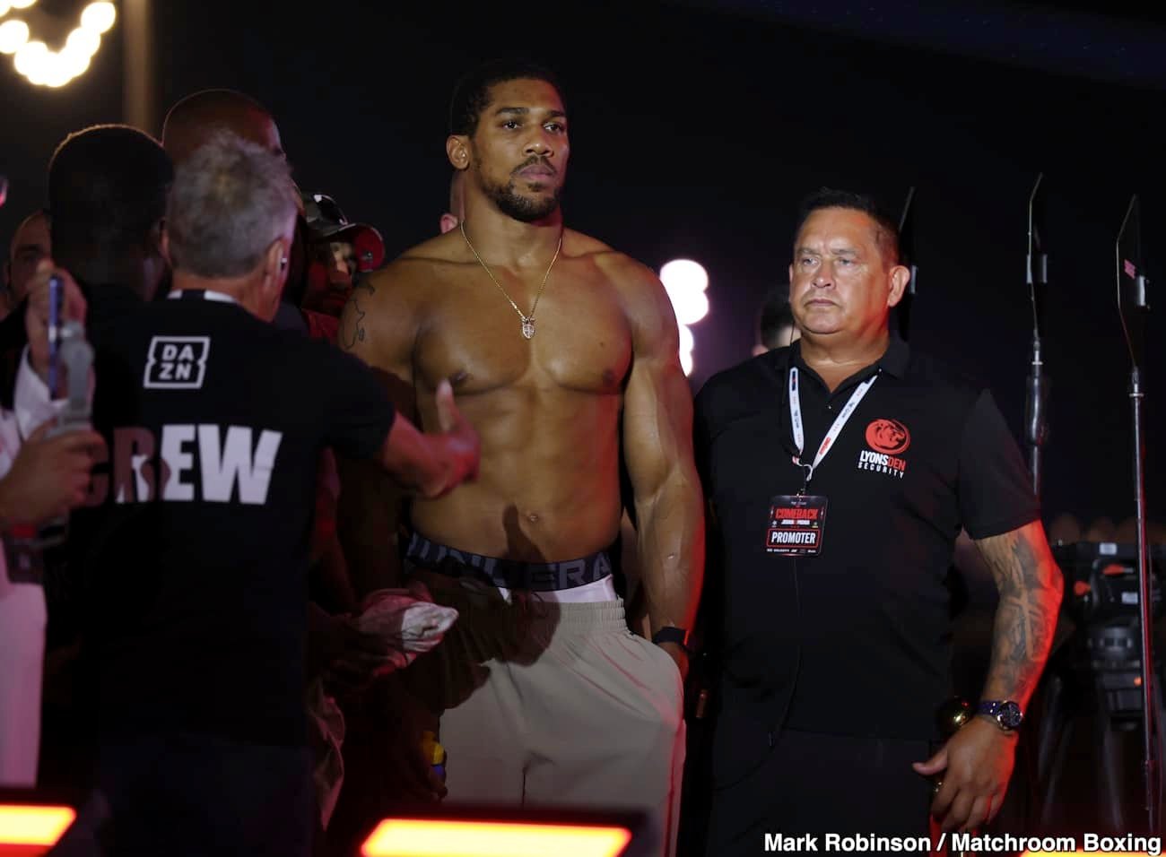 Image: Anthony Joshua vs. Kristian Prenga Live Results and Fight Updates