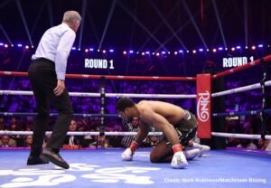 Anthony Joshua Survives Two Knockdowns To Stop Kristian Prenga