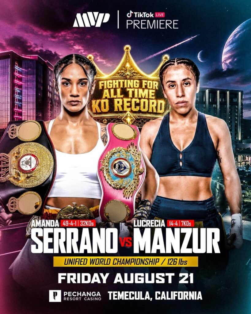 Amanda Serrano Returns Against Lucrecia Manzur on August 21
