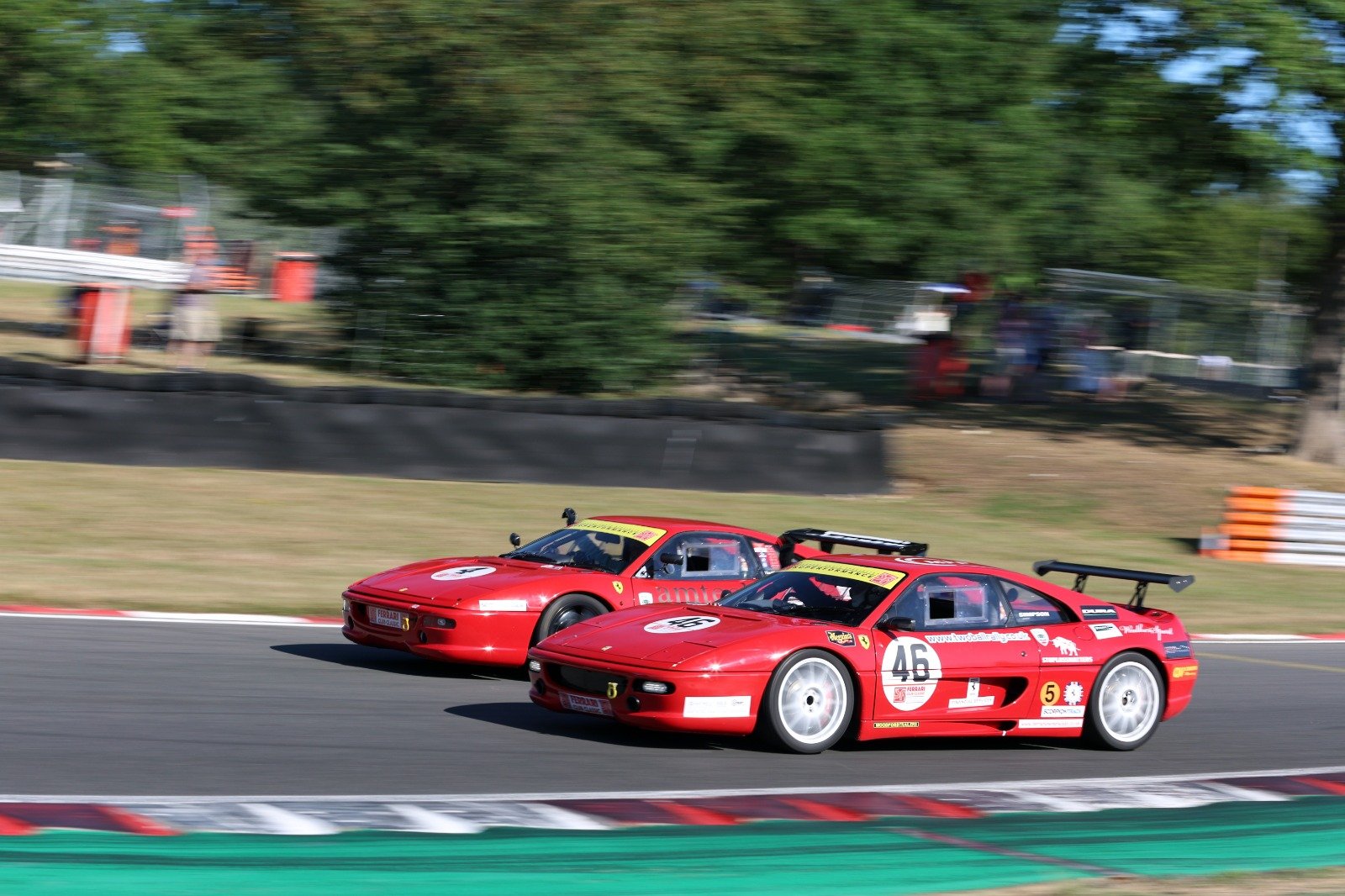 Simpson (r) and Mogridge shared the Ferrari honours