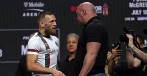 Dana White won’t speculate on injured Conor McGregor’s next UFC fight: ‘It’s not even worth talking about’