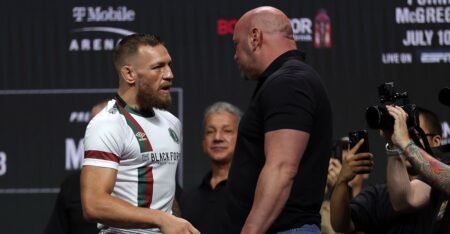 Dana White won’t speculate on injured Conor McGregor’s next UFC fight: ‘It’s not even worth talking about’