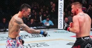 Max Holloway responds to Justin Gaethje’s comments about potential rematch after beating Ilia Topuria at UFC White House