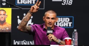 Dustin Poirier reveals Bud Light ‘terminated my contract immediately’ after arrest for public drunkenness