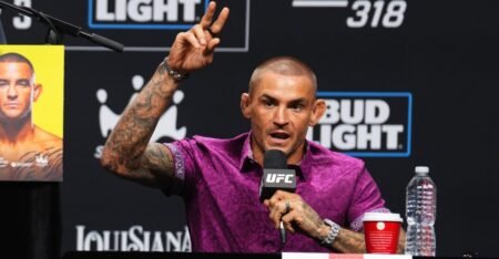 Dustin Poirier reveals Bud Light ‘terminated my contract immediately’ after arrest for public drunkenness