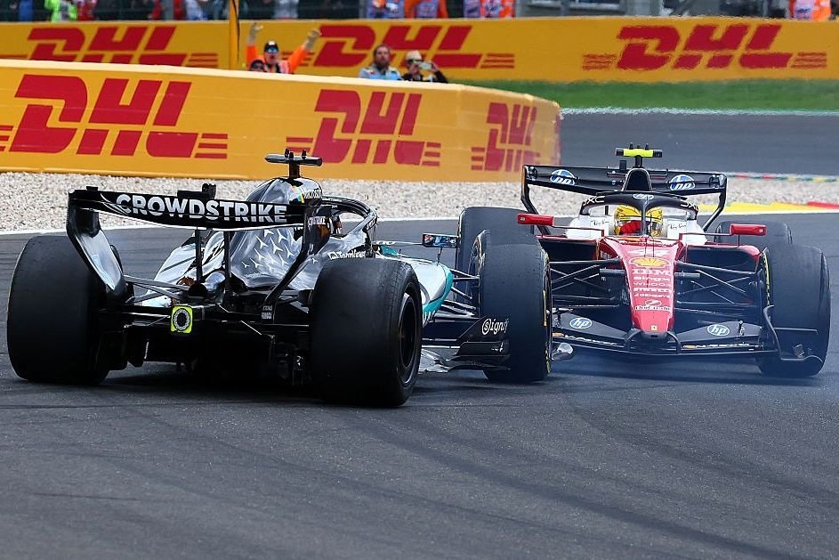 Ferrari criticises “mega harsh” penalty for Hamilton in F1 Belgian GP