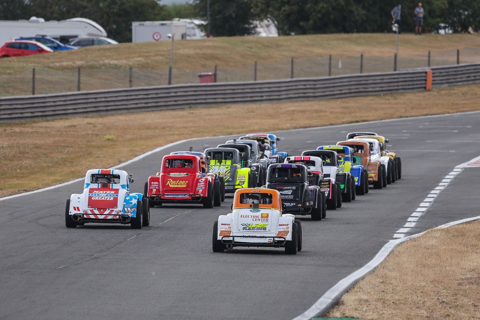 Legends provided plenty of close racing but it was Needham who won five times