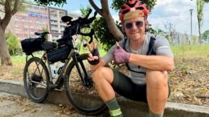 ‘My strength isn’t speed, I’m slow and steady’ – meet the man who just set a new record for cycling through the most countries in a week