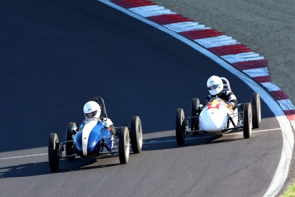 Historic single-seaters celebrate a century of power at Brands Hatch