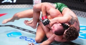 Quillan Salkilld snatches rear-naked choke to finish Mateusz Gamrot in first round in UFC Vegas 120 main event