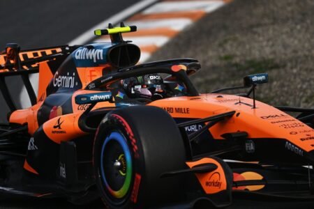 Norris pips Russell to grab pole