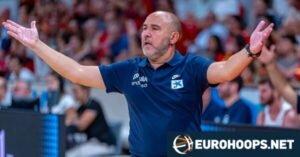 Chus Mateo, tras la derrota en Grecia: “Estoy muy orgulloso de los jugadores, hoy no es un día para estar triste”