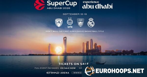 Abu Dabi será sede de la primera Supercopa de la Euroliga