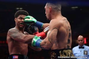 Teofimo Sr. Dismisses Shakur Stevenson’s Vacant-Belt Championships
