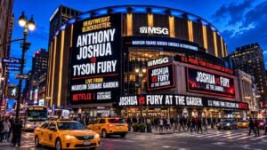 Staging Joshua vs. Fury in New York Is a Massive Streaming Gamble