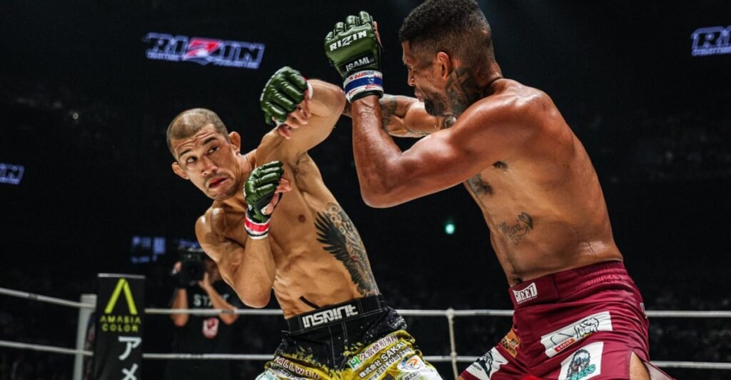 RIZIN 54 results: Patchy Mix drops fourth in a row, Alex Pereira teammate replicates iconic celebration after violent knockout