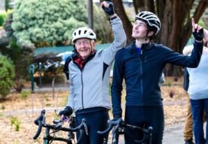 ‘Papa was an absolute legend’ – charity cyclist dies one day after riding across Australia