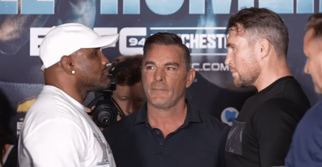 Darren Till and Yoel Romero refuse to end staredown at BKFC press conference