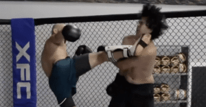 Video: Jared Gordon rocks internet troll with head kick
