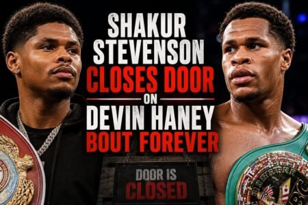 Shakur Stevenson Closes Door On Devin Haney Bout Forever