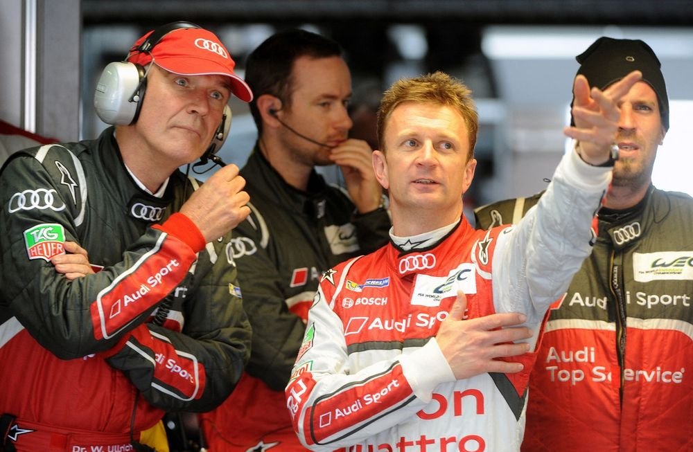 Dr Wolfgang Ullrich and Allan McNish, Audi
