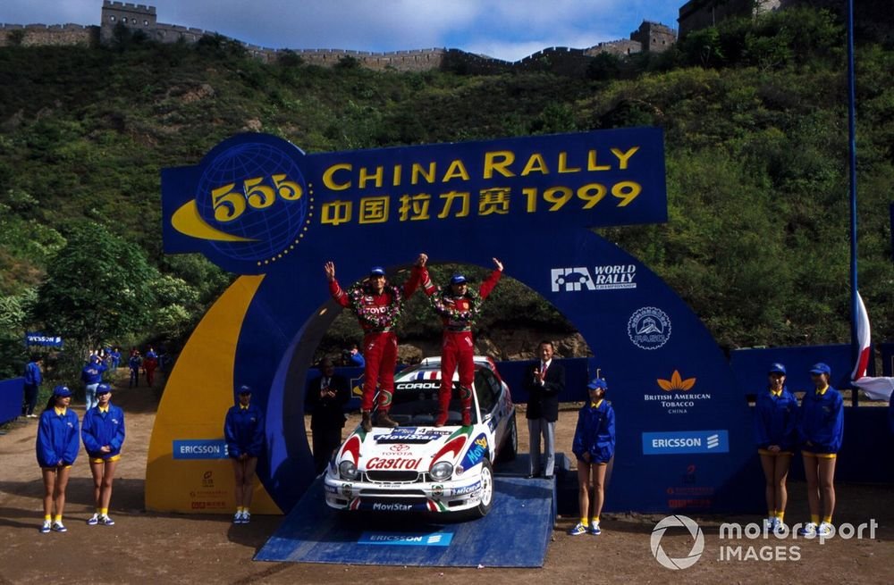 China last hosted a WRC round in 1999