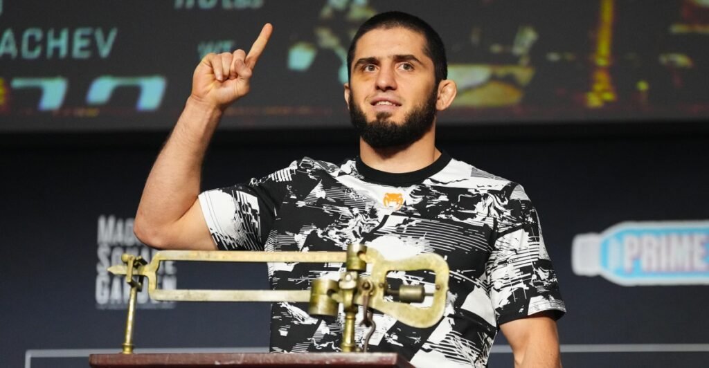 UFC 330 weigh-in video: Makhachev vs. Machado Garry