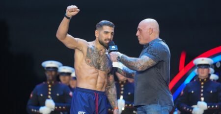 Islam Makhachev questions Ilia Topuria celebrating night before UFC White House loss