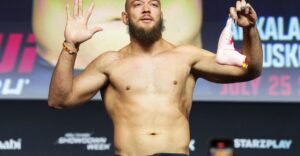 Valter Walker unfazed by own submission record in UFC, celebrates Fabricio Werdum as heavyweight GOAT