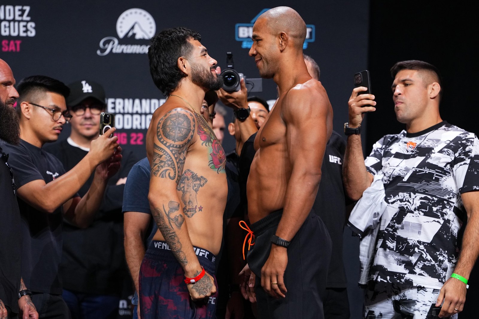 UFC Fight Night: Hernandez v Rodrigues Ceremonial Weigh-in