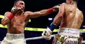 Teofimo Lopez edges Rolly Romero with majority decision to become three-weight world champion