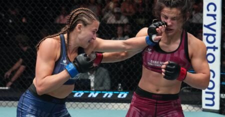 ‘Holy fraud check’: Pros react to Bella Mir’s shocking upset loss on Contender Series