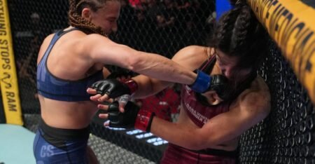 Dana White reacts to Bella Mir’s shocking upset loss on Contender Series: ‘She didn’t have deep water experience’
