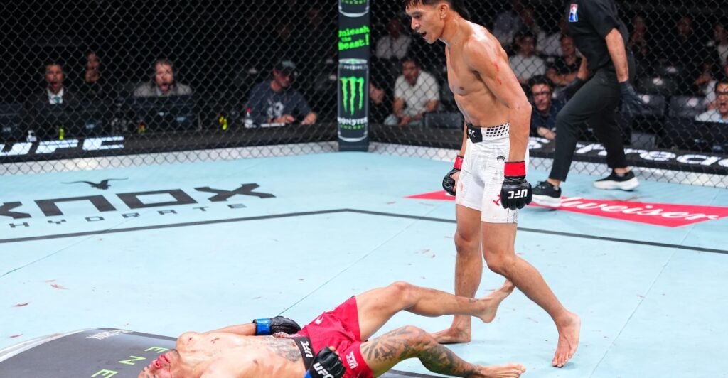 UFC Shanghai video: Undefeated Bilal Hasan debuts with spectacular 1-punch knockout, nails Michael Jackson moves