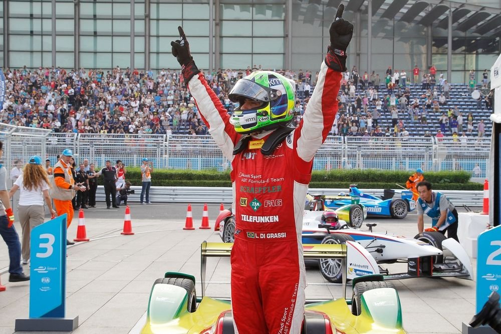 Di Grassi won Formula E's very first race in unlikely circumstances