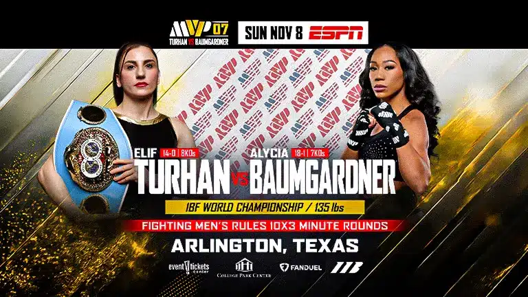 Alycia Baumgardner Challenges Elif Nur Turhan November 8