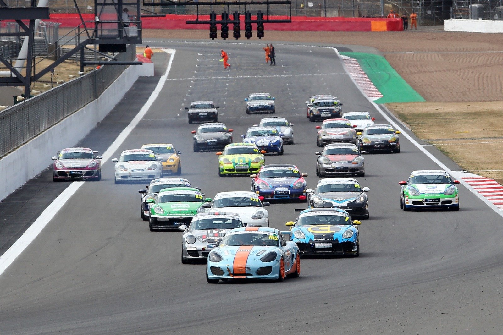 Walker was one of two different drivers to head the CALM All Porsche field