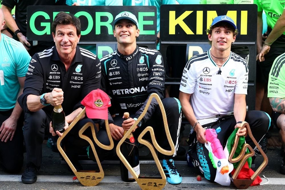 Toto Wolff stands by his decision to promote Kimi Antonelli to partner George Russell