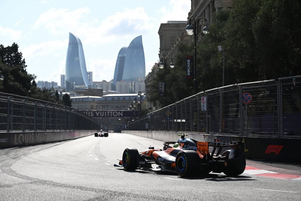 Why McLaren was so much slower than Mercedes on Baku’s straights