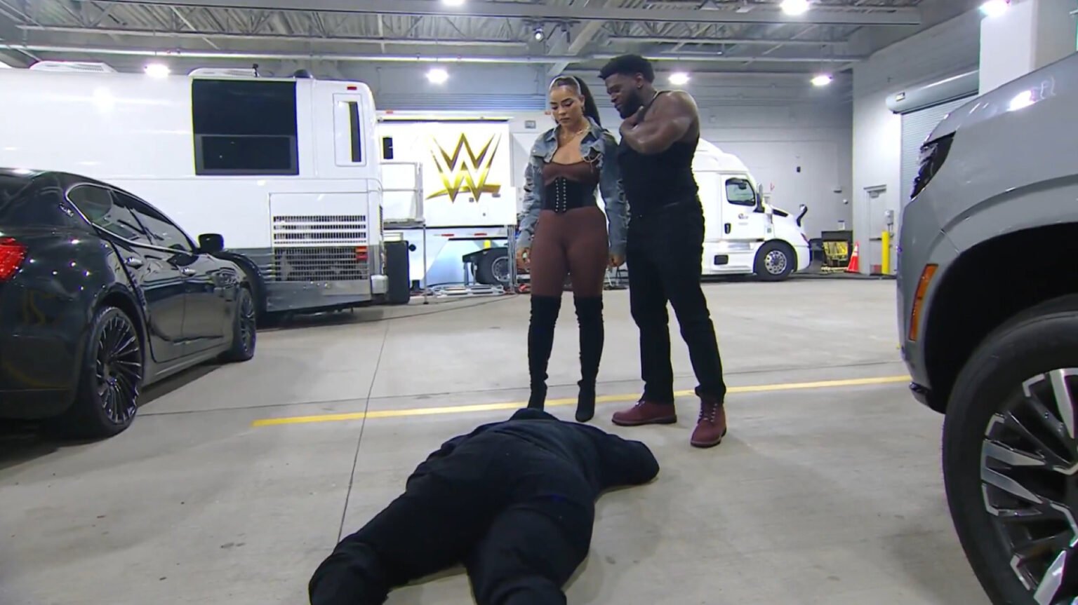 WWE NXT Star Jaida Parker Joins 946, Hits Jacob Fatu With A Car During Raw Brawl